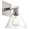 Access Lighting Port Nine Martini, Martini LED Wall Sconce, Brushed Steel Finish, Clear Glass 63143LEDDLP-BS/CLR - alternate 8